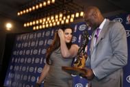 Khloe Kardashian with her then-husband Lamar Odom (Image via Getty)